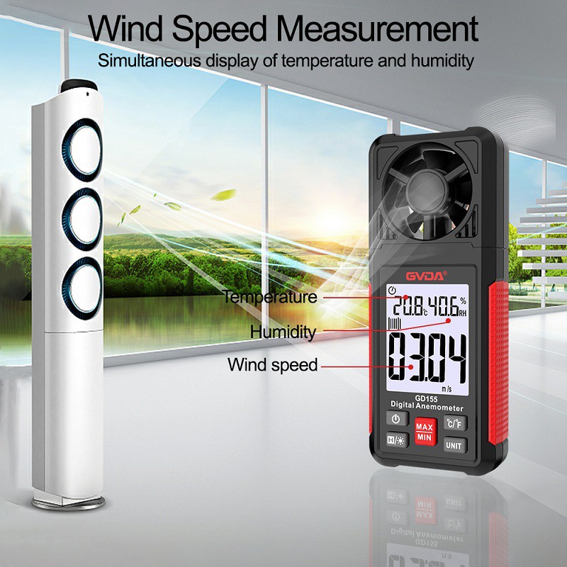 Wind Speed Volume Temperature Tester - Wind Speed Volume Temperature Tester -