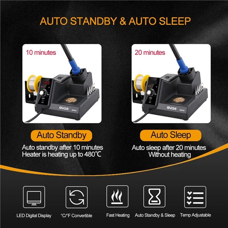 4. Temperature controlled soldering station